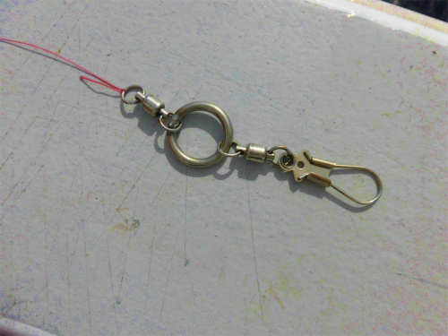 ラインの先にヨリ取り器具
