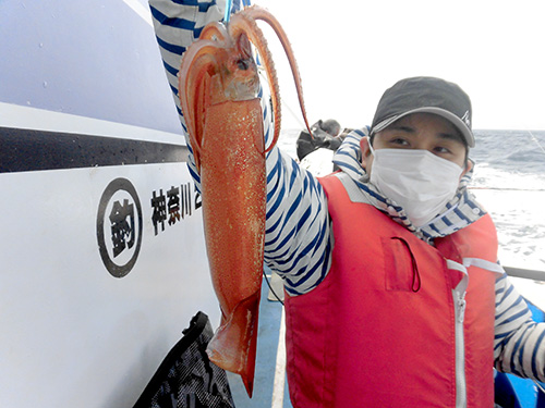 初イカ釣り、面白かったです!