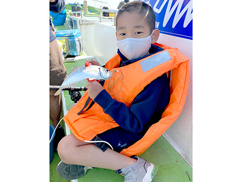 僕にも釣れたよ!