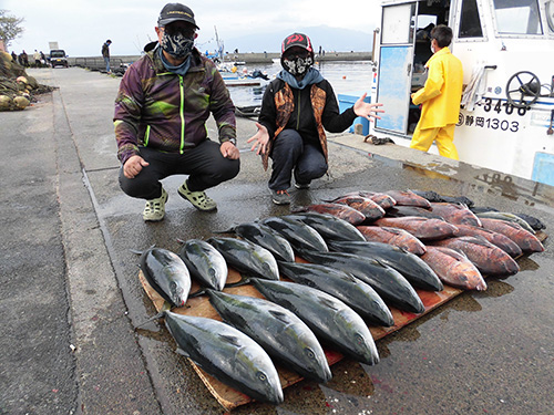 竿頭の釣果、2人分とは言え驚愕!
