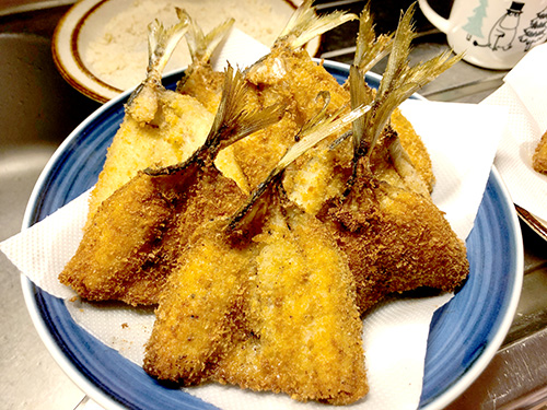 アジフライ、絶品だった!