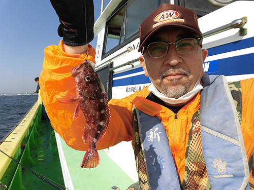 右舷胴の間でも上がった!