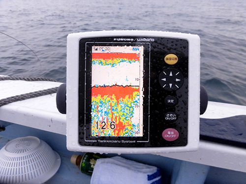 海底には多少起伏あり