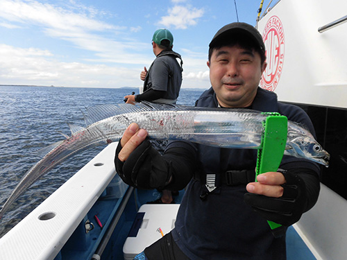 フォールで底近くで釣れたよ