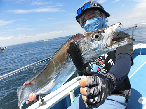 大きなタチウオは迫力がある!