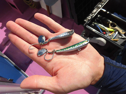 小さい方はタングステン製の30g