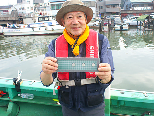 色々とお話ししてくれた釣り人もオリジナル仕掛け巻