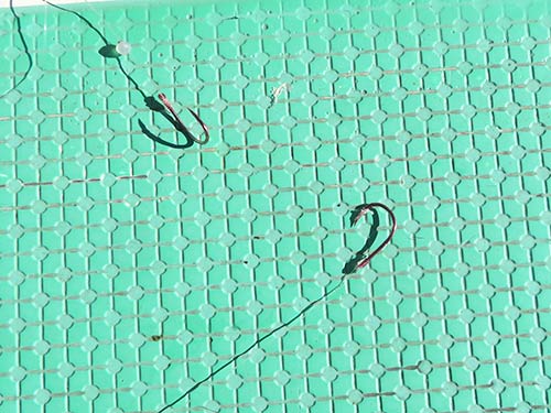 こちらはチヌバリ系の仕掛け・丸海津ハリ系の仕掛けも使い分ける