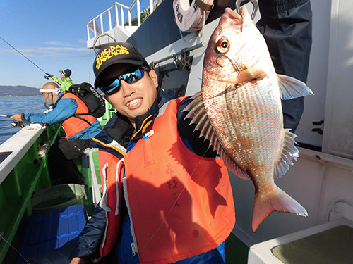 おニューの竿に“入魂”成功!