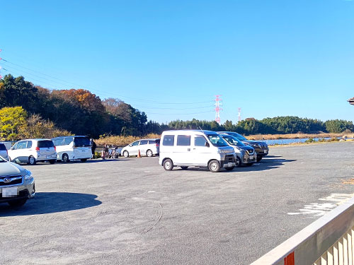 広いスペースのパーキング