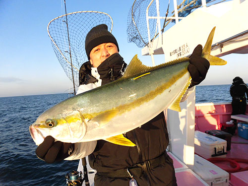 「釣れてくれてありがとう!」
