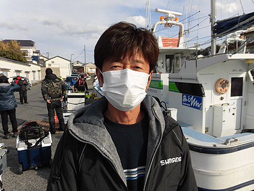 お世話になった艫居正悟船長
