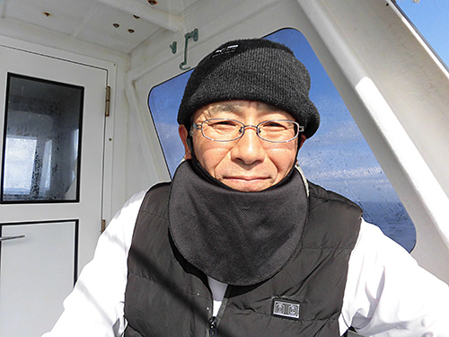 お疲れさま、上乗りの小島さん