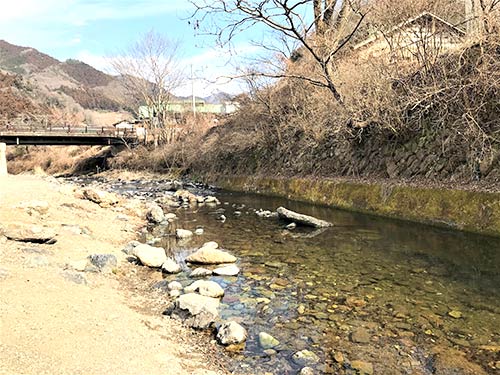 日当たりよい釣り場