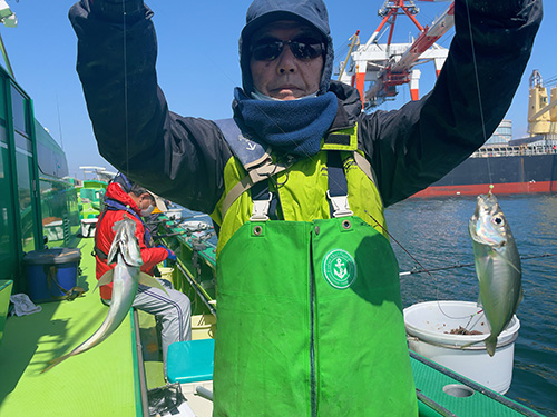 ハイペースで沖上がりまで釣れ続いた