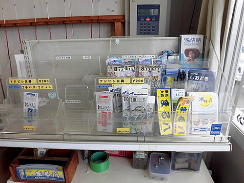 仕掛けも船宿で購入可能