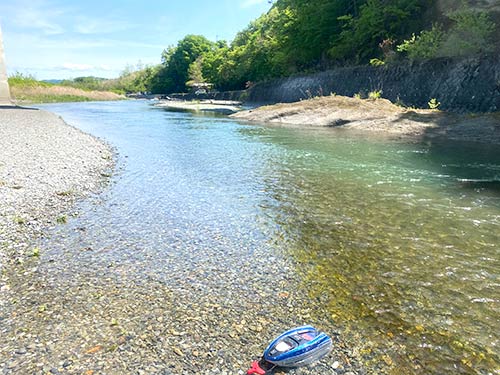 荒川でのポイント探し