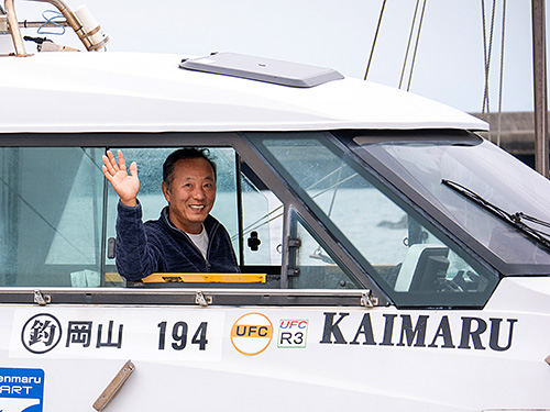 三好勝己船長と「凱丸」