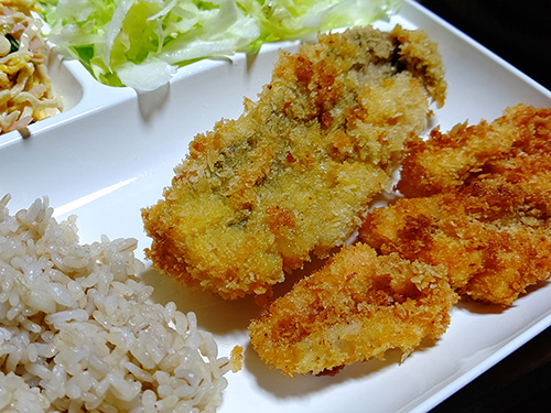 根魚も一緒にフライにして楽しみました。美味しい