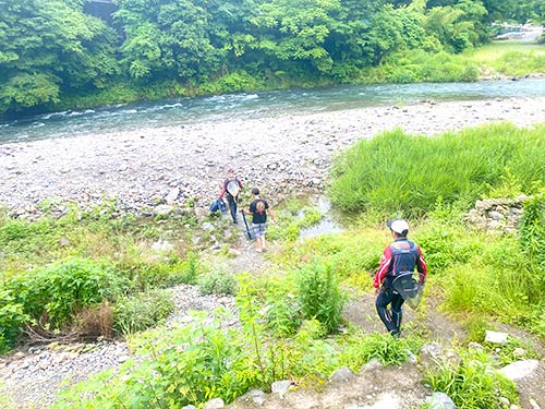 地元名手の先輩とポイントへ