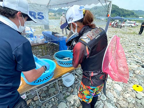 検量込み5匹で終了。釣果を出すという目標は達成