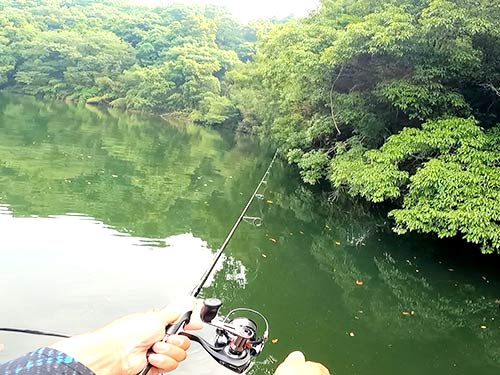 地形変化が大きい大曲周辺