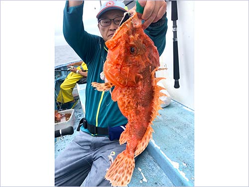 6月23日大物、2.1kgの“赤ゴジラ”!