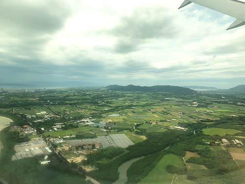 羽田からおよそ3時間で石垣島に到着