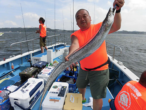 終了間際には124cmの“ドラゴン”が浮上!