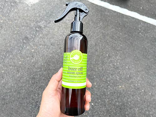 虫よけは必需品。自然のハーブを使用したもので環境にも配慮