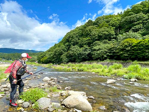しばらくプロの技を見学させて貰った