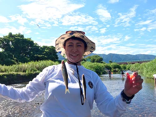 大物一荷に満足