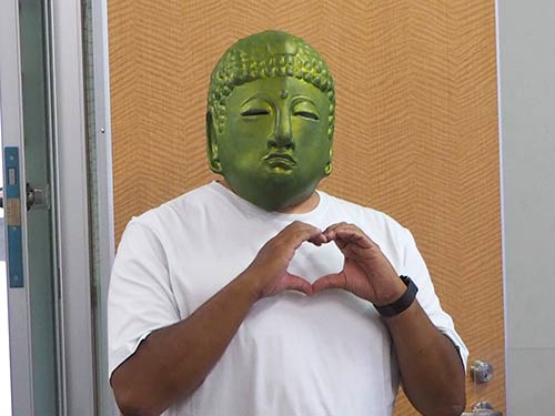 「魚種格闘技戦」でおなじみの「大仏様」が特別ゲストとして乱入! なかなか出ていかなかった(笑)