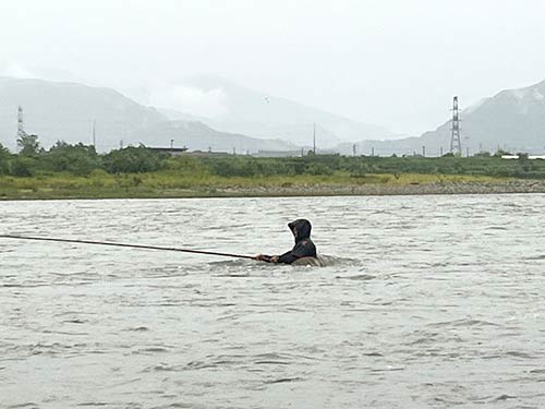 果敢に沖を攻める先輩方
