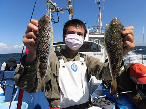 積極的に誘っておられた竿頭の釣り人!