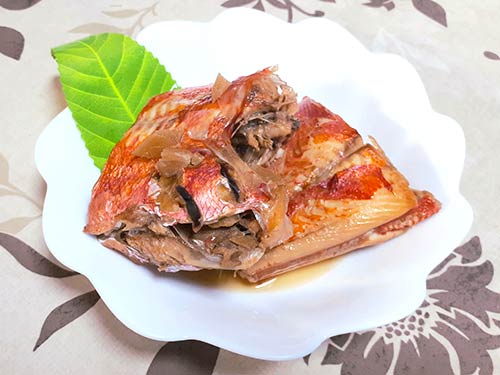 キンメダイの煮つけ完成です!