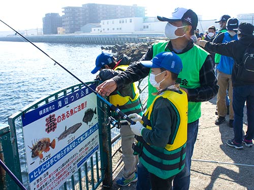 ほとんどのファミリーは釣りが初めて