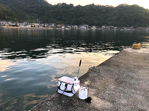 2日目の石間港の風景