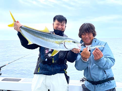 続いてヒラマサ!高橋さんとのツーショットもプレミアムな思い出だ