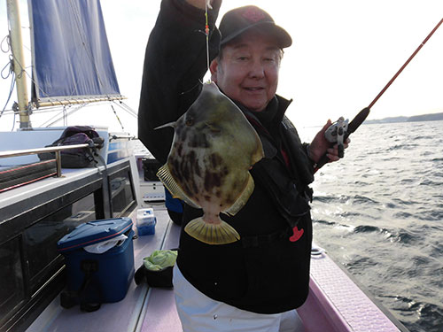 「大きいのが釣れたよ!」