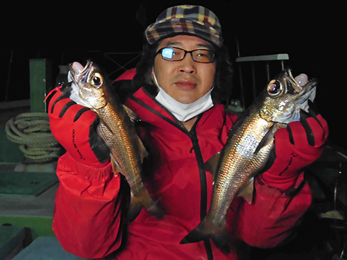 アタリ棚が判明すれば、一荷、3点掛けも