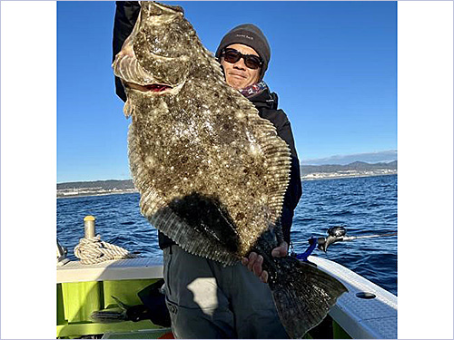 絶好釣の久慈浜沖、大物はまだ居る!(船長撮影)
