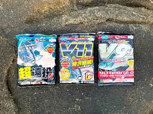 今回配合した『マルキユー』の餌