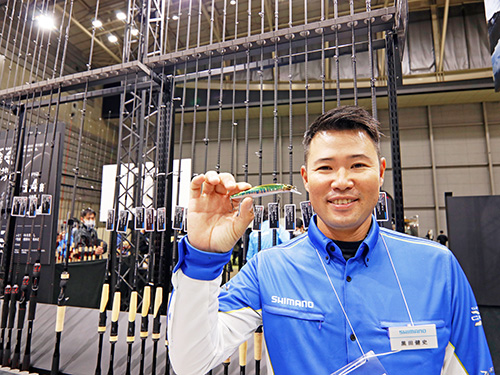 バンタムルアーの開発にも携わる黒田健史さん。バストーナメントのトップカテゴリーのみならず、ソルトウォーター方面でも活躍する
