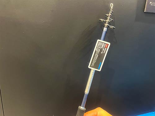 フリーゲーム S86ML(シマノ)SPEC:全長=2.59m 継数=4本 仕舞寸法=74.1cm 自重=未定 先径=1.6mm キャストウエイト=5~35g エギサイズ=2~3.5号 錘負荷=8~25号 適合ライン(PE=0.6~1.2号・ナイロン=4~12号)リールシート=377mm カーボン含有率=87.2% 税込価格=未定(シリーズ価格帯は13530円~16830円) (2023年4月発売予定 )URL=<a href='https://fish.shimano.com/jaJP/product/rod/shoresalt/bream/a075f000043nezzqa0.html' style='color:#3badbb;' target='_blank'>https://fish.shimano.com/jaJP/product/rod/shoresalt/bream/a075f000043nezzqa0.html</a>