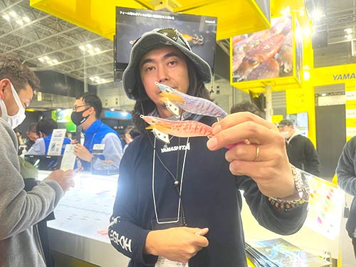 エギンガー憧れの川上さんには、お忙しい中「エギ王K」の魅力を沢山説明頂いた。