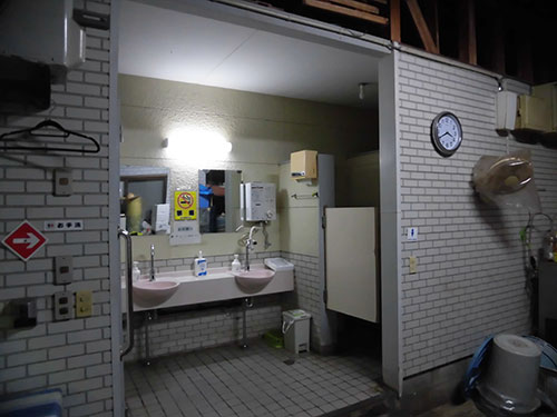 きれいなトイレも完備