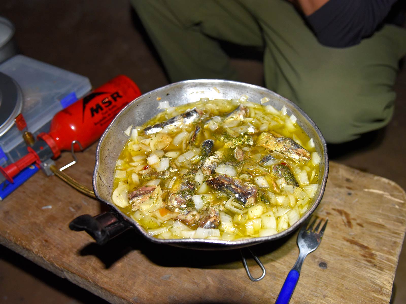 前線の村には親切な人が多く、食べ物をくれたりするのだが…我々がそれをいただくと高確率で腹を壊す。なので、食事はすべて自炊するしかない