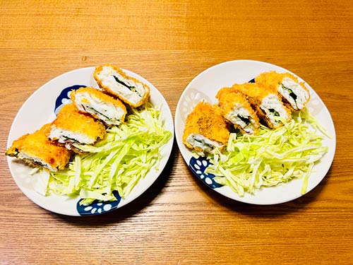 クロダイは「大葉の挟みフライ」でいただいた。これまた絶品だった
