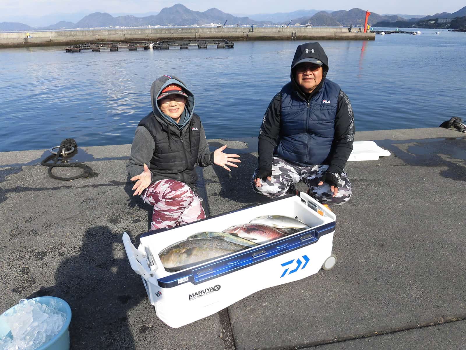 半日釣りを楽しんで、大型高級魚のお土産いっぱい!